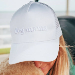 Dog Mom White - Hat