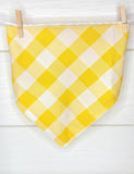 Yellow & White Buffalo Plaid